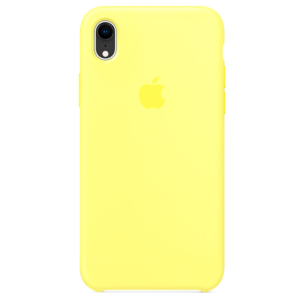 

Лимонный силиконовый чехол для iPhone XR Silicone Case, Желтый