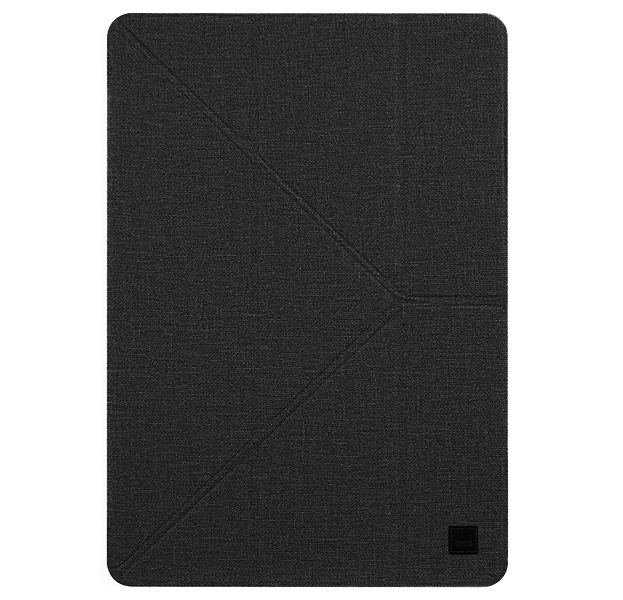 

Черный чехол-книжка для iPad Mini 5 Uniq Yorker Kanvas