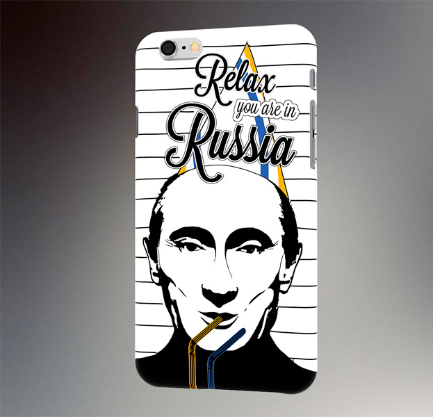 

Чехол для iPhone 6/6s Путин "Relax"