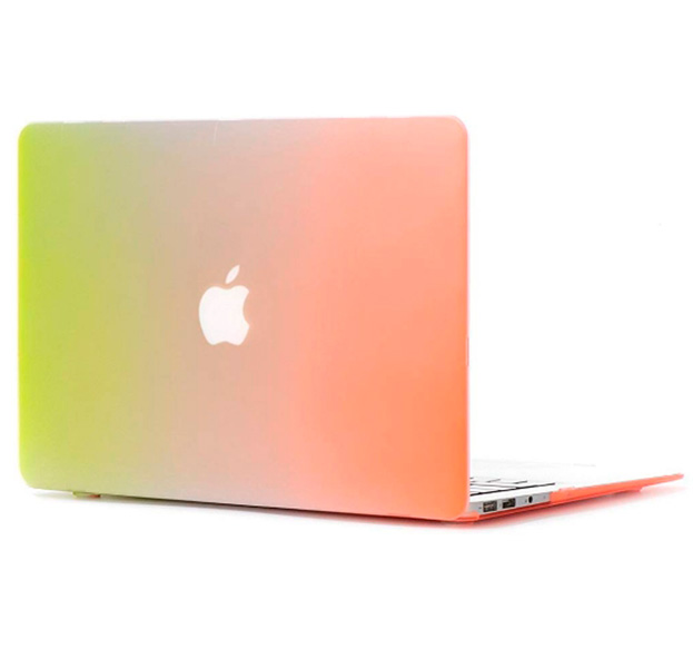 

Желто-оранжевая пластиковая накладка для Macbook Air 13", Желтый