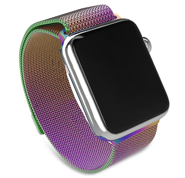 

Металлический ремешок Milanese Band для Apple Watch 42/44 mm Vaporwave