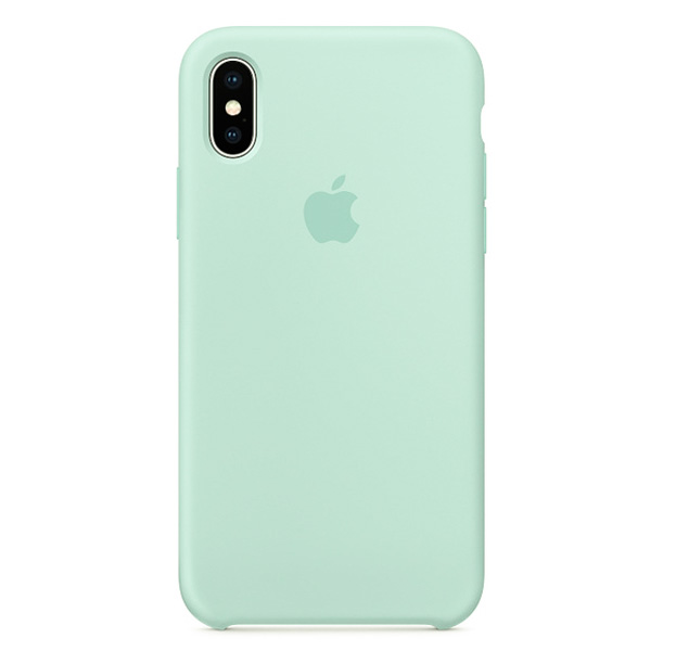 

Нежно-мятный силиконовый чехол для iPhone X/XS Silicone Case, Зеленый