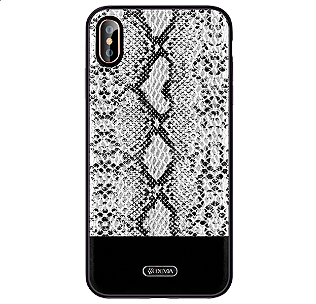 

Чехол-накладка для iPhone XS Max Devia Python Series Case Black, Черный