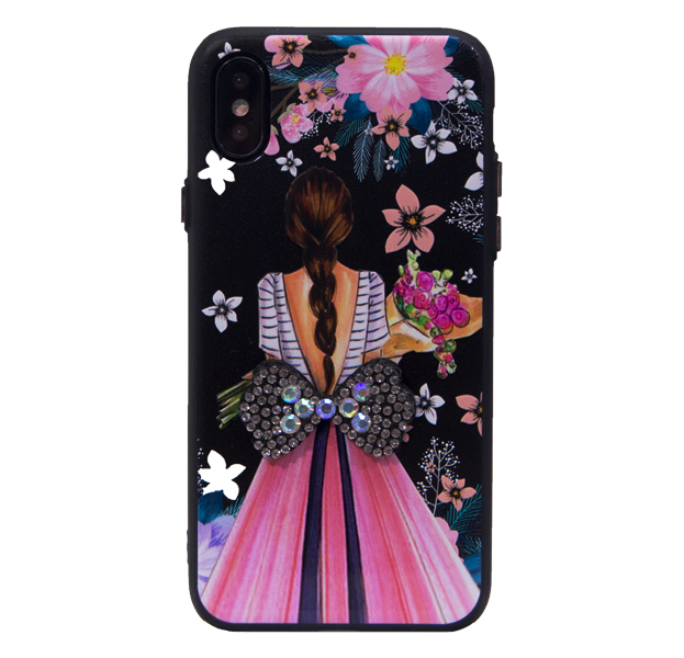 

Чехол-накладка для iPhone X/XS Ma Lady Rose, С рисунком