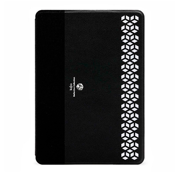 

Черный кожаный чехол-книжка для iPad Air 3 / Pro 10.5 Kajsa Reflective Collection
