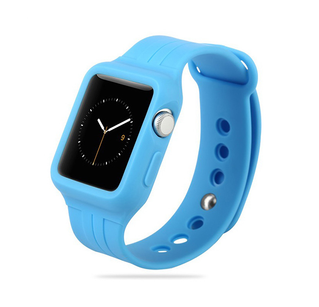 

Голубой спортивный ремешок для Apple Watch 42 mm Baseus Fresh-Color Plus Series