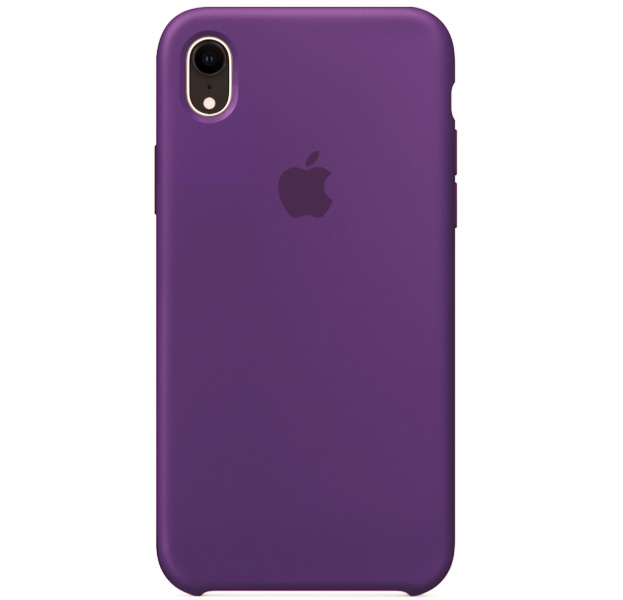 

Фиолетовый силиконовый чехол для iPhone XR Silicone Case