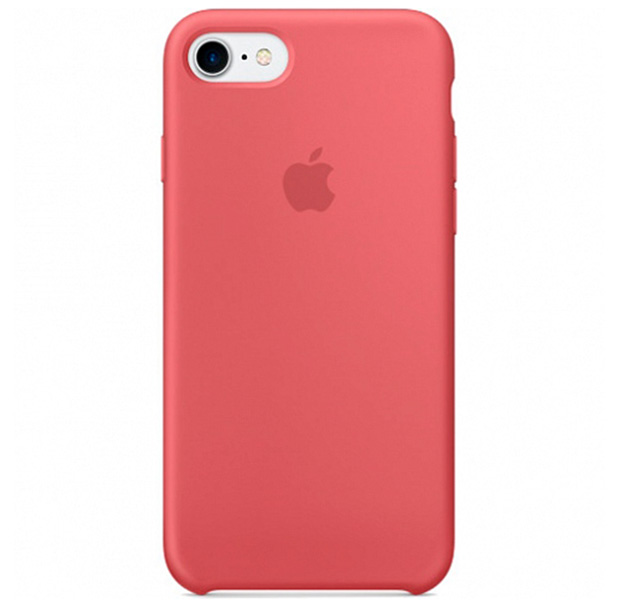 

Светло-красный силиконовый чехол для iPhone 7/8 Silicone Case