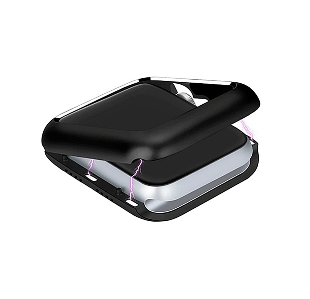 

Черный противоударный чехол для Apple Watch 38 mm Fashion Case