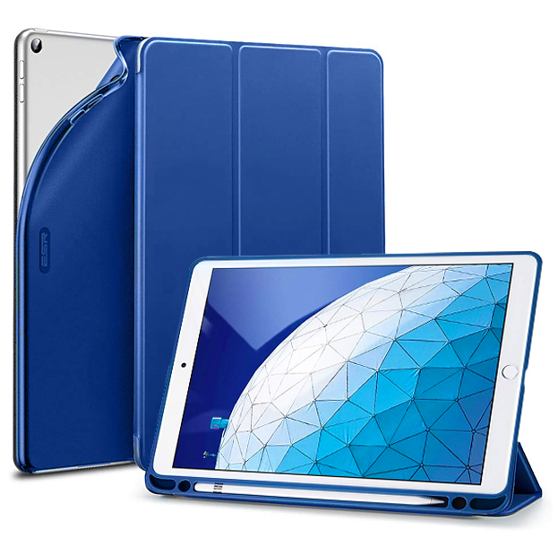 

Синий чехол-книжка для iPad Air 3 / Pro 10.5 ESR Hues Yippee Plus Series with Pencil Slot