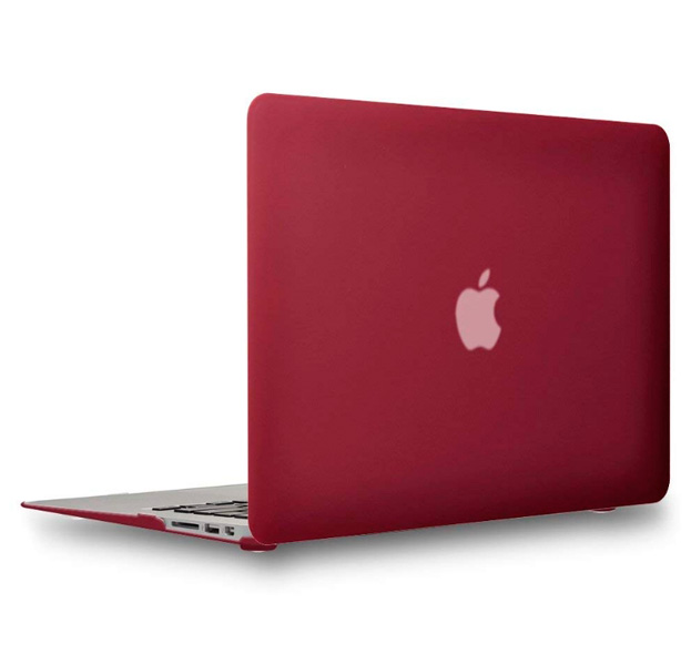 

Бордовая пластиковая накладка для Macbook Air 13", Бордовый