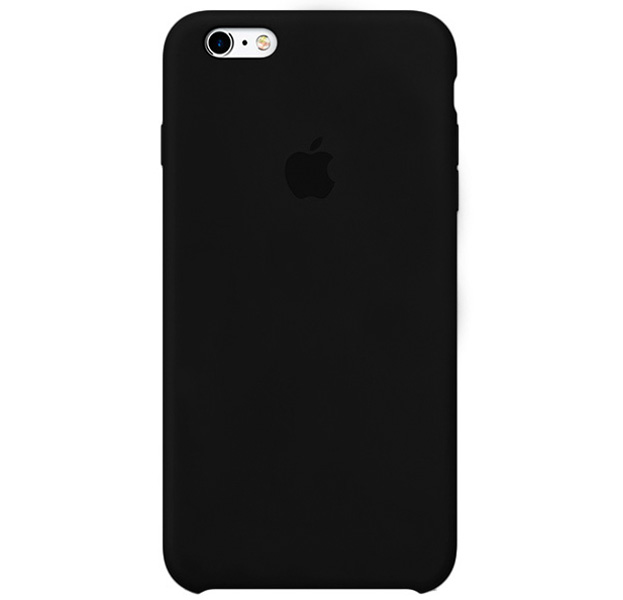 

Черный силиконовый чехол для iPhone 6/6S Plus Silicone Case