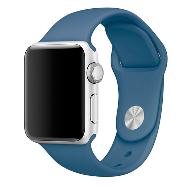 

Синий ремешок для Apple Watch 42/44 mm Sport Band