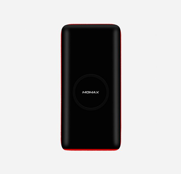 

Черное беспроводное портативное зарядное устройство Momax Q.Power 2X 20000 mAh