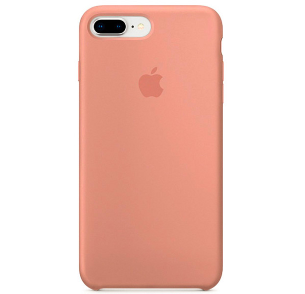 

Персиковый силиконовый чехол для iPhone 7/8 Plus Silicone Case, Оранжевый