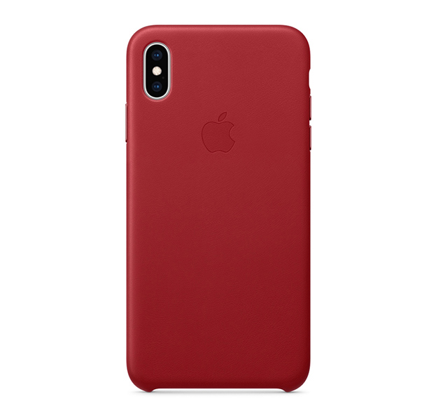 

Красный кожаный чехол для iPhone X/XS Leather Case
