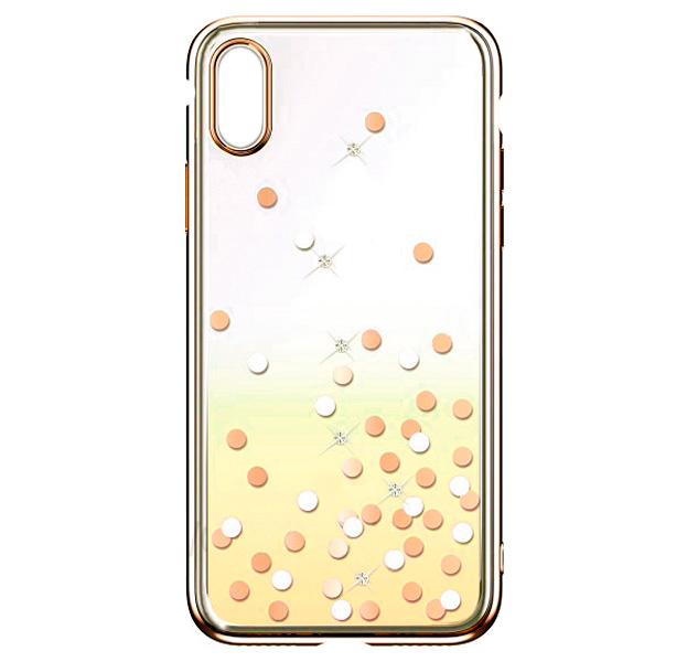 

Чехол-накладка для iPhone XR Devia Polka Crystal Series Case Yellow, Желтый