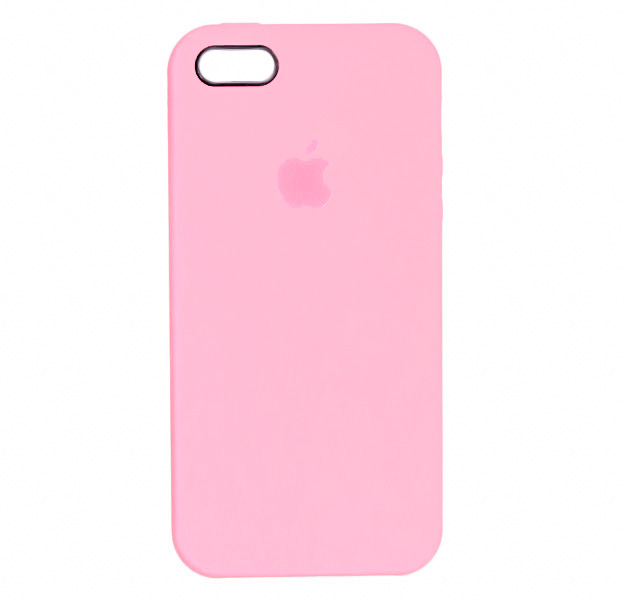 

Cиликоновый чехол Bubble Gum для iPhone 5/5S/SE Silicone Case, Розовый