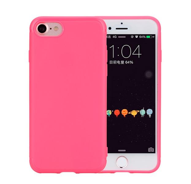 

Силиконовый чехол-накладка для iPhone 7/8 Rock Jello Series Pink, Розовый