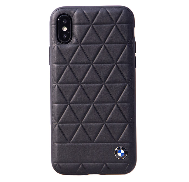 

Чехол-накладка для iPhone X/XS BMW Signature Embossed Hexagon, Черный