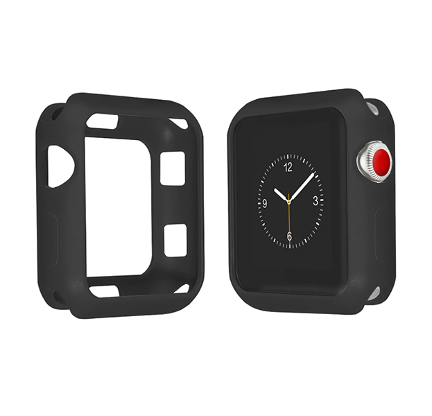 

Черный силиконовый чехол для Apple Watch 42 mm
