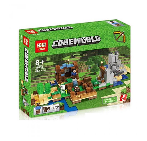 

Конструктор Lepin Minecraft Верстак 18030 (аналог Lego) 664 д.