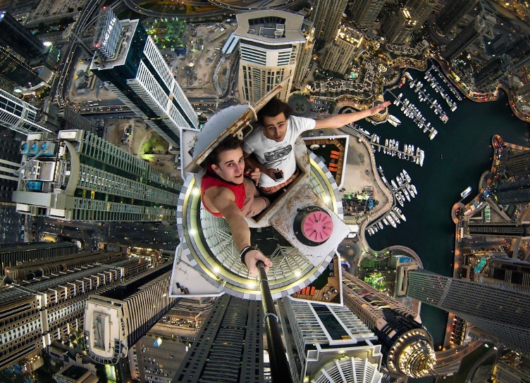 Selfie «с высоты птичьего полета»