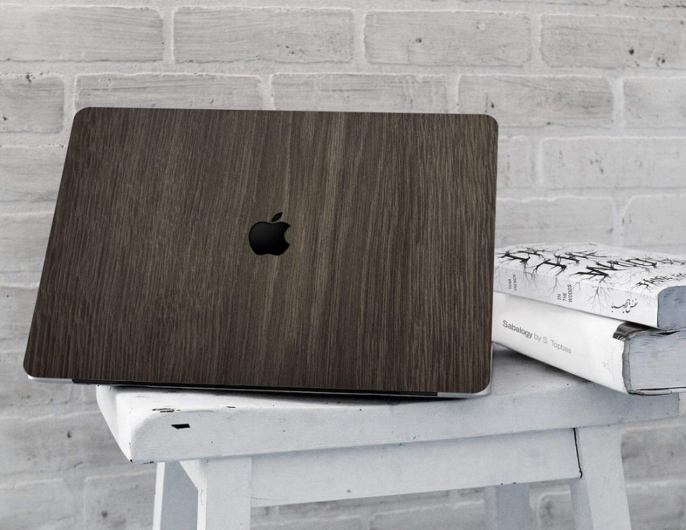 Деревянная наклейка для Macbook