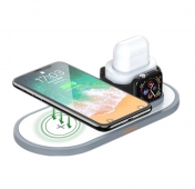 Изображение Беспроводная зарядка AirPower для iPhone, Apple Watch, Airpods Remax RP-W13