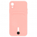 Цвет изображения Чехол для iPhone XR с отделением для карт Button Card Case цвета сакуры