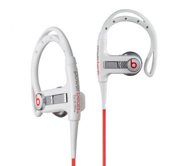 Power Beats by Dr.Dre White Red ApplePack