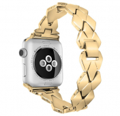 Изображение Золотой металлический ремешок для Apple Watch 42/44 mm Braid Band