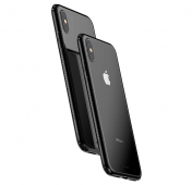Изображение Чехол-накладка для iPhone XS Max Baseus See-through Glass Protective Case Black
