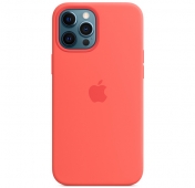 Изображение Чехол накладка iPhone 12 Pro Max Silicone Case with Magsafe Pink Grape
