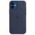 Цвет изображения Чехол для iPhone 12 mini Silicone Case темно-синий