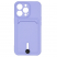 Цвет изображения Чехол для iPhone 13 Pro с отделением для карт Button Card Case аметистовый