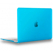 Изображение Голубая пластиковая накладка для Macbook 12 Transparent Hard Shell Case