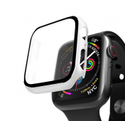 Изображение Чехол для Apple Watch 44mm 5/4 series Deppa со стеклом белый
