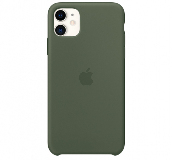 Купить Чехол для iPhone 11 Silicone Case силиконовый цвета хаки недорого в Москве и Санкт-Петербурге | доставка по России в магазиныApplePack