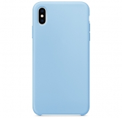 Изображение Чехол для iPhone X/XS Liquid Silicone Case Sky Blue