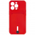 Цвет изображения Чехол для iPhone 13 Pro с отделением для карт Button Card Case красный