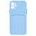 Цвет изображения Чехол для iPhone 12 с отделением для карт Card Case голубой