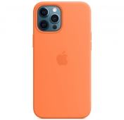 Изображение Чехол накладка iPhone 12 Pro Max Silicone Case with Magsafe Tangerine