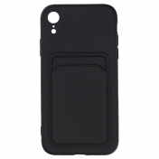 Изображение Чехол для iPhone XR с отделением для карт Card Case черный