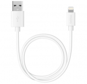 Изображение Белый USB-кабель Lightning Deppa 2m