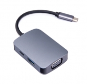 Изображение Переходник для Macbook 4in1 Type-c / HDMI /USB/ VGA