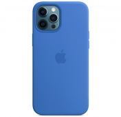 Изображение Чехол накладка iPhone 12 Pro Max Silicone Case with Magsafe Deep Blue