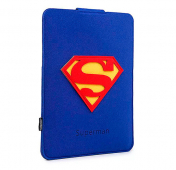 Изображение Синий фетровый чехол-папка для Macbook Pro 13 2016 - 2020 Superman