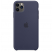 Цвет изображения Чехол для iPhone 11 Pro Silicone Case силиконовый темно-синий