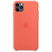 Цвет изображения Чехол для iPhone 11 Pro Max Silicone Case силиконовый оранжевый